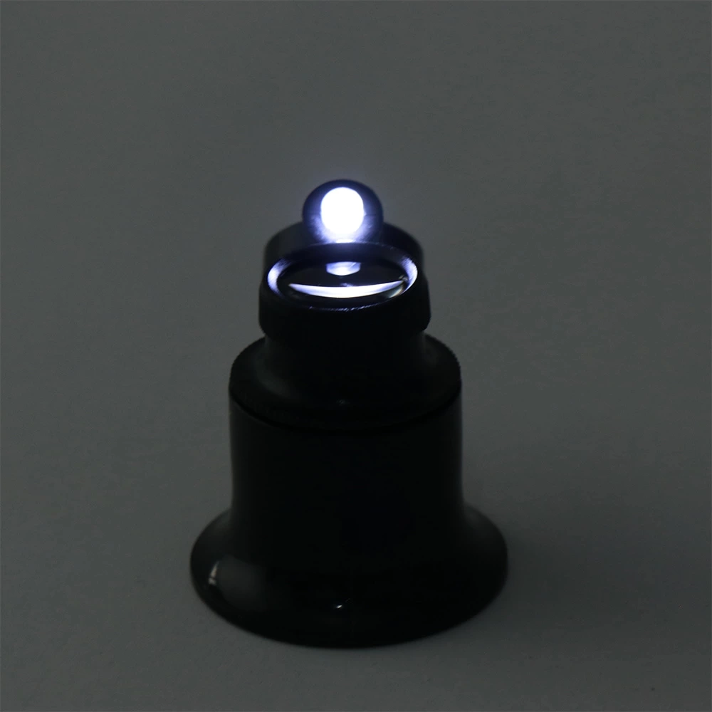 20x Büyütmeli,saat,takı Onarım Için Cam Lensli Optik Işıklı Göz Büyüteçmg13b9a