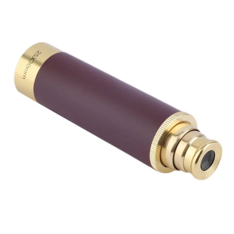 25x30 Panda Korsan Dürbün Deri Kaplama Avuç İçi Monoküler Dürbün