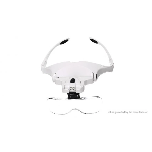 5 Lens 1.0x3.5x, 2led Işıklı Ile Ayarlanabilir Gözlük Büyüteç9892b2
