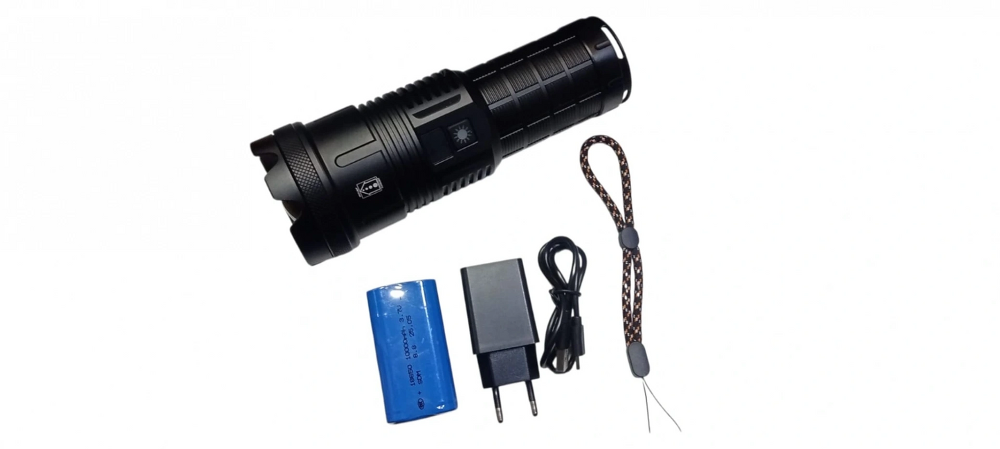 Gold Polıce Gp-291 Güçlü El Feneri 20,000 Lümen