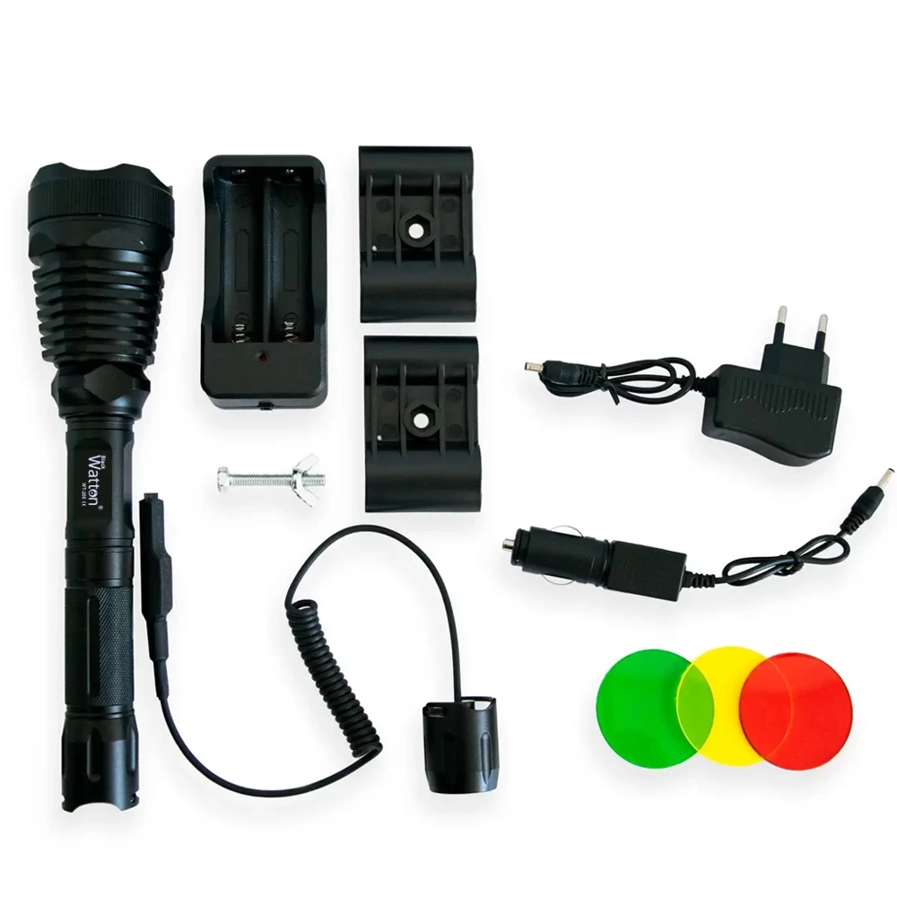 Orjinal 800 Lümen T6 Özel Avcı Feneri Wt-205