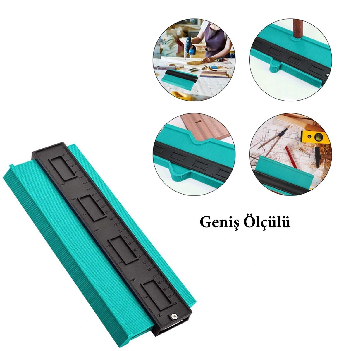 Şekil Profil Kontür Ölçer Kalıp Çıkarma Aparatı 12 Cm