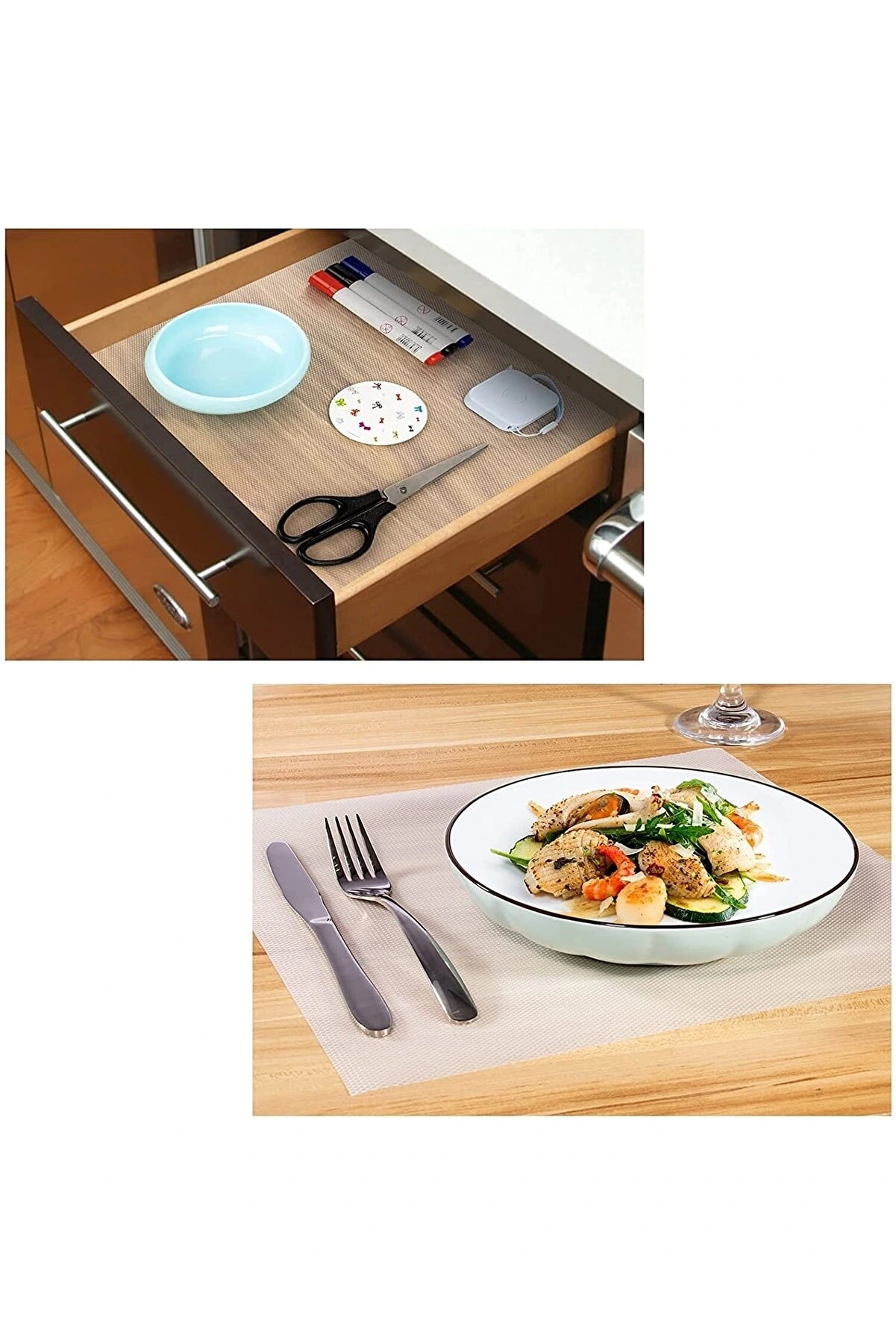 10 Metre Halı Kaydırmaz Şeffaf - Raf - Dolap Ve Torpido Örtüsü