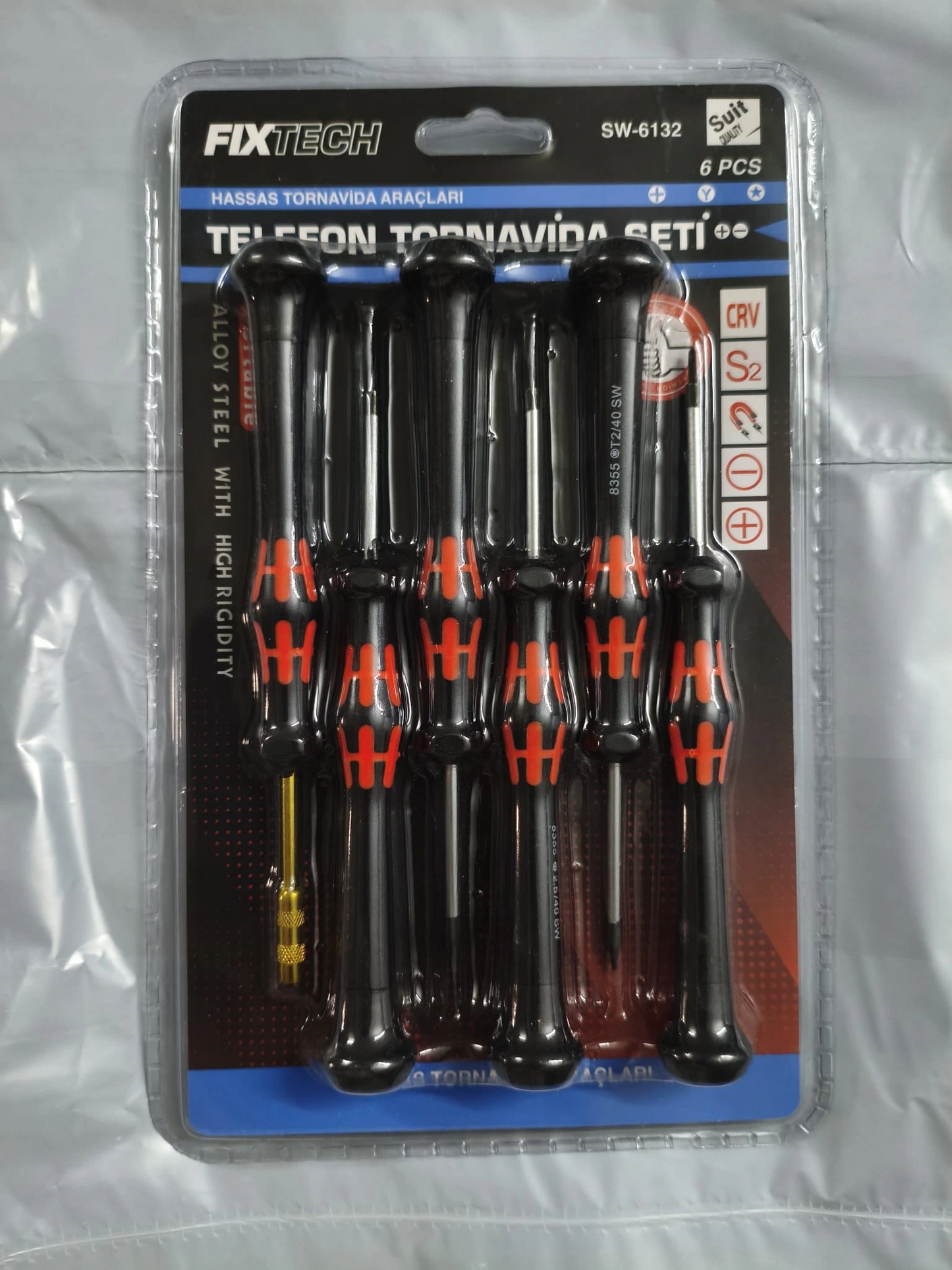 6 Parça Saatçi Ve Telefoncu Onarım Tornavida Seti Hassas Tornavida Seti