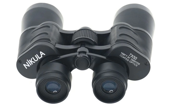 7x50 Kauçuk Kaplamalı Mavı Cam Mercekli Dürbün