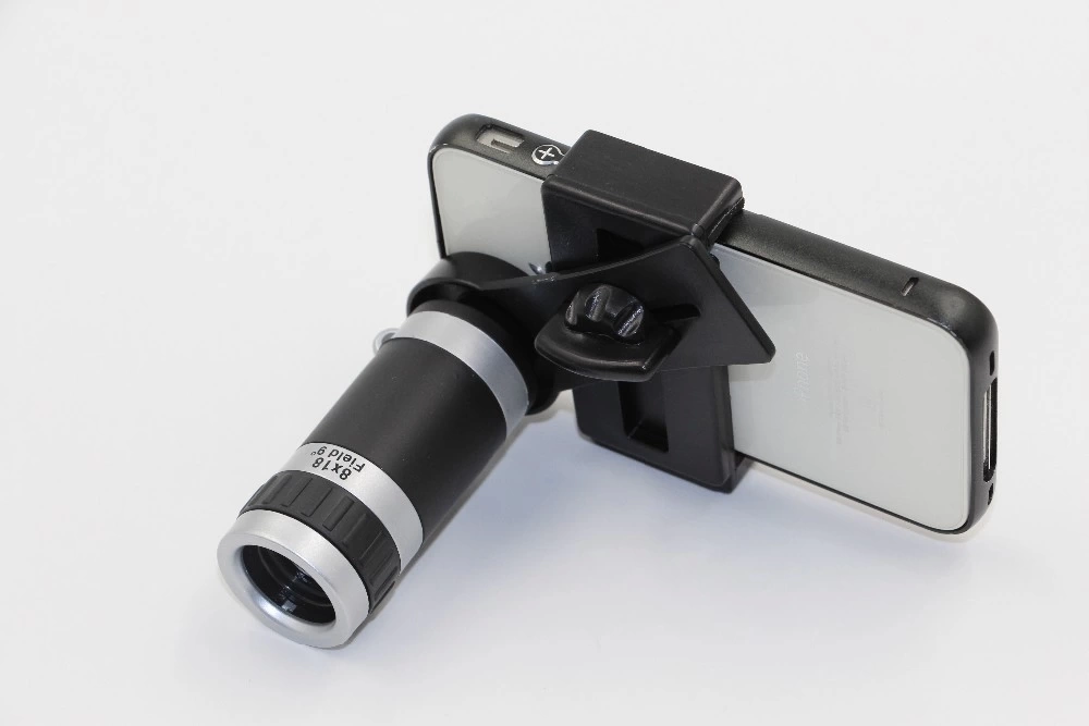 8x18 Zoom Teleskop Telefon Kamera Lensi Mini El Dürbünü