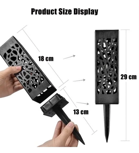 Dekoratif Solar Güneş Enerjili Bahçe Aydınlatması Yürüyüş Yolu Seti ( 6 Adet )