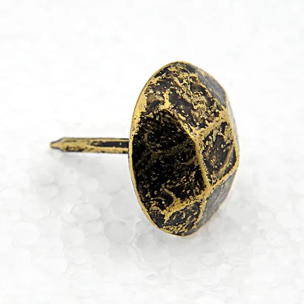 - Eskitme Antik Beşgen Kabara / Raptiye 18 Mm 10