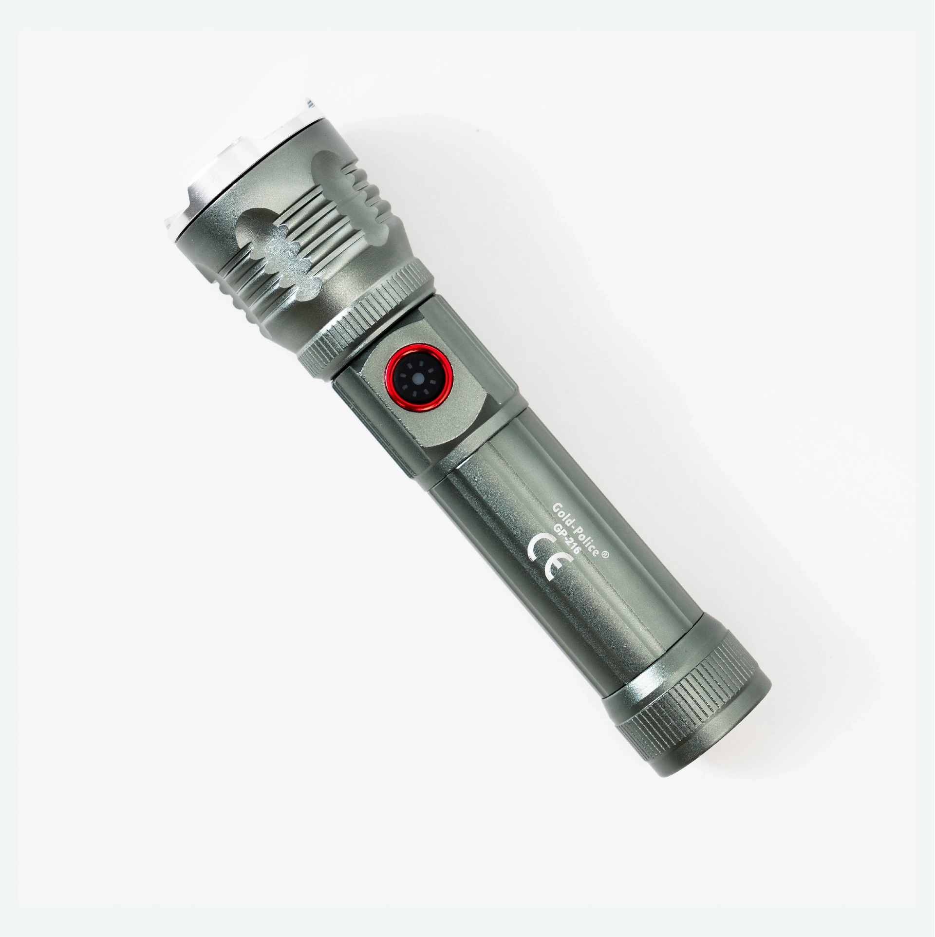 Gold Police Gp-216 Şarjlı El Feneri Güçlü Tg Led 2000 Lümen