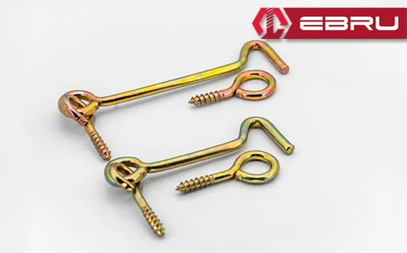 , Kapı Pencere Halkalı Çengel, Kanca Kilit 100 - 10 Adet