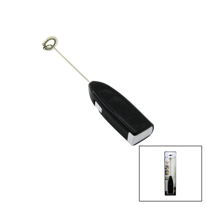 Pilli Renkli Süt Ve Kahve Köpürtücü - Karıştırıcı Mini Mikser