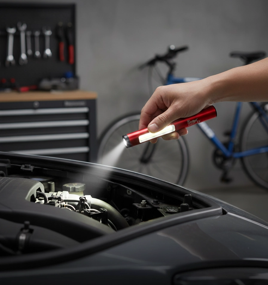 Profesyonel Şarjlı Mıknatıslı El Feneri Oto Feneri Çok Amaçlı Aydınlatma Çözümü