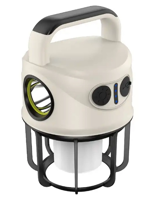 Ps-22025 Çift Işıklı Type-c Powerbank Özellikli Taşınabilir Şarj Edilebilir Kamp Lambası