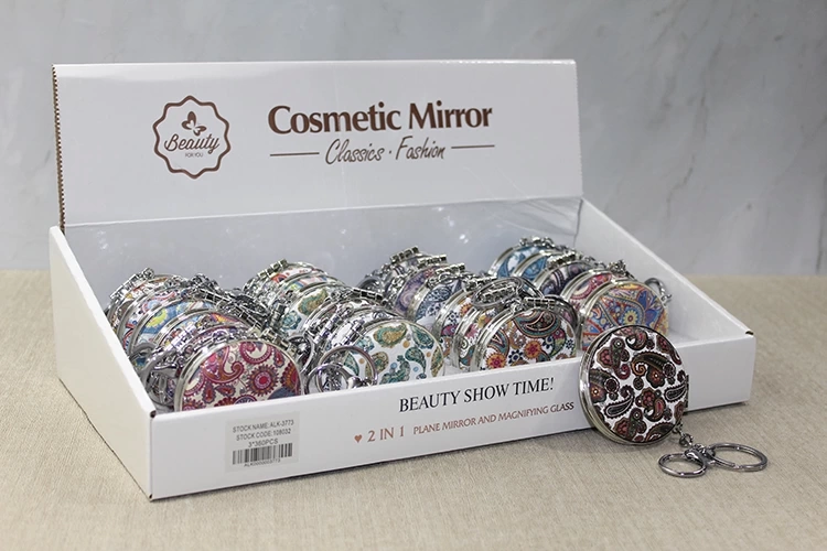 Taşlı El Aynası Anahtarlık Alk3773