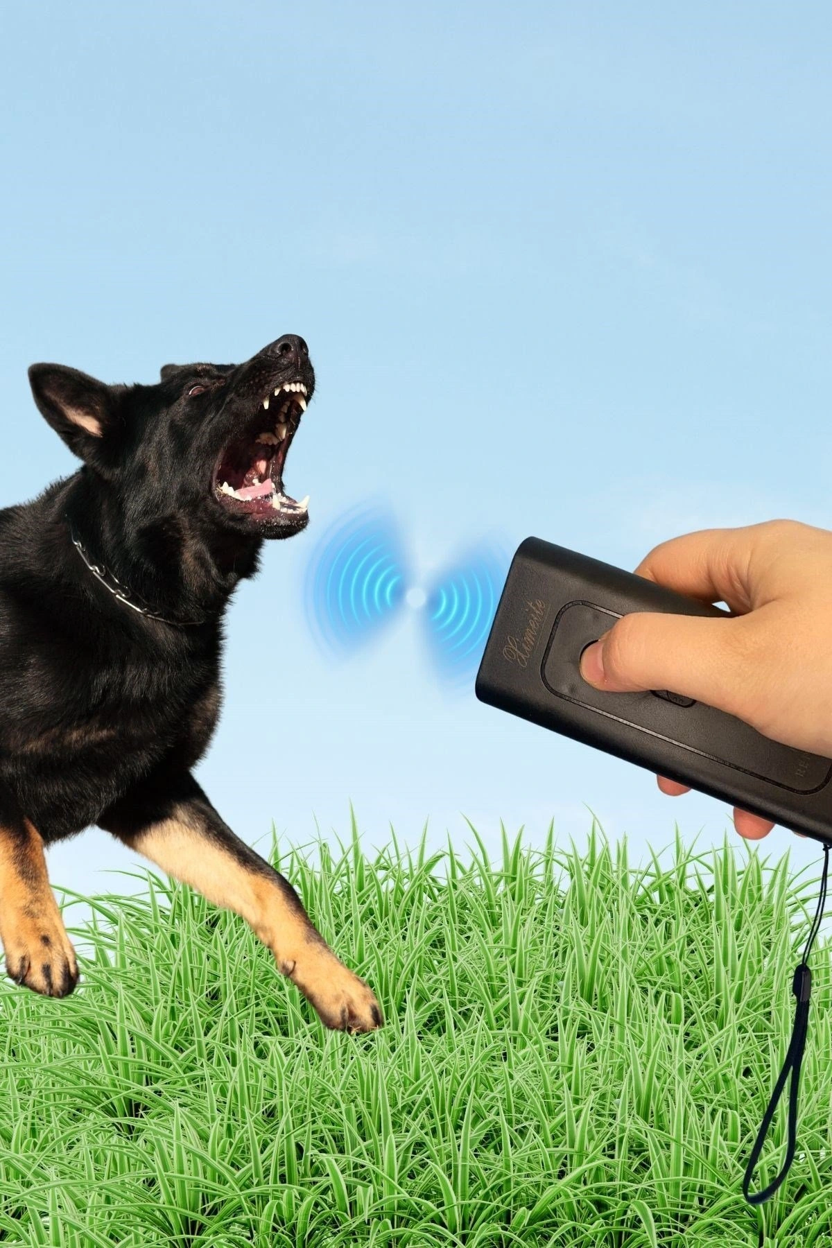 Ultrasonik Zarar Vermeyen Köpek Uzaklaştırıcı Ve Eğitici Cihaz