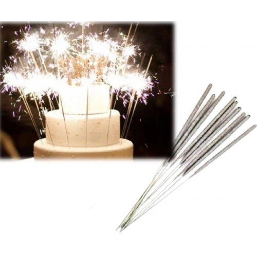 Uzun Tel Maytap Pasta Maytabı Kına Gecesi Bekarlığa Veda Maytap 40 Cm 5 Adet