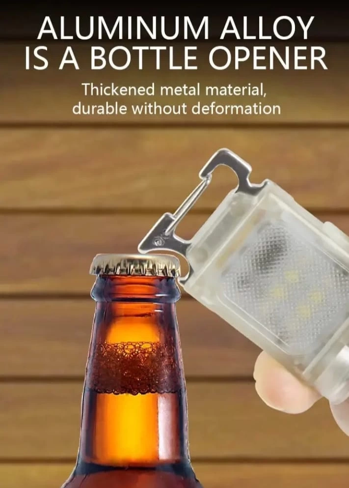 V15 Edc El Feneri 1200lm Anahtarlık Işık Tip-c Şarj Edilebilir Taşınabilir Mini Torch Mıknatıs Klips Ile Kamp Cep Fener