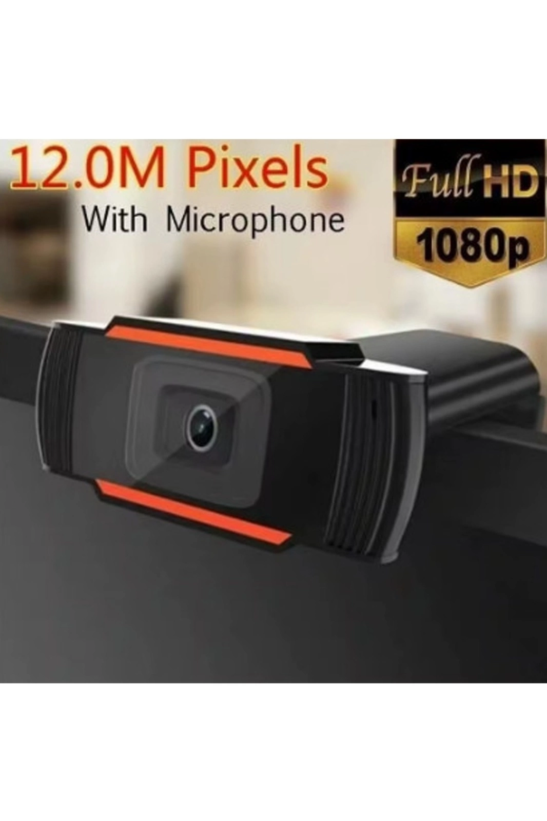 Webcam Orjınal 1080p Konferans Kamera Dahili Mikrofon Chat Görüntülü Sohbet Yayın Kamerası Hd Video