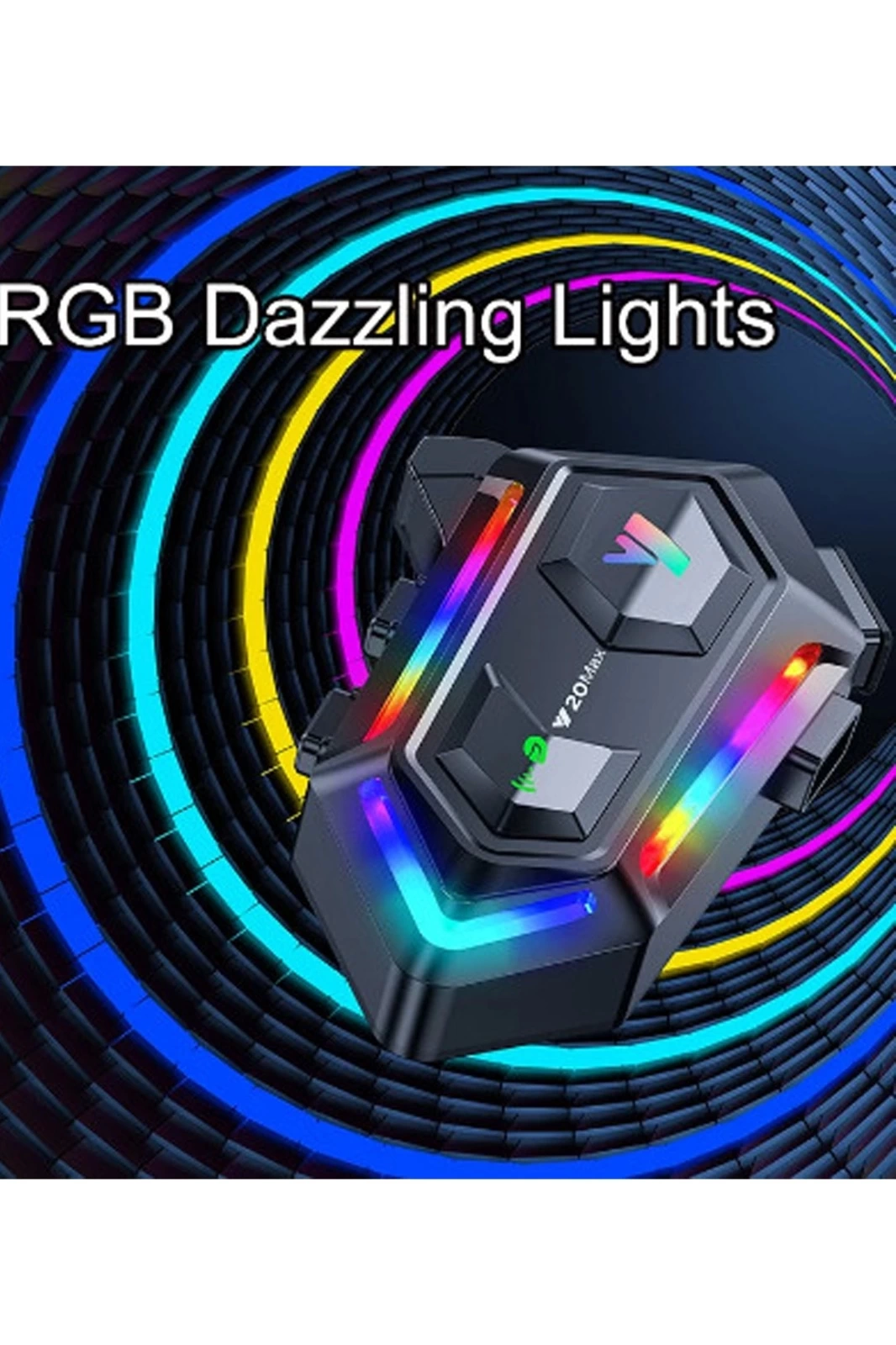 Y20 Max Motosiklet Bluetooth 5.3 Kask Intercom 2 Kişi 300 Metre Eşleşme Özellikli