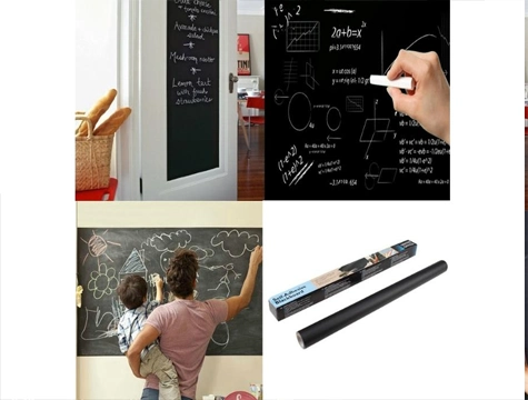 Yapışkanlı Kara Tahta-yazı Tahtası: Sticker Blackboard