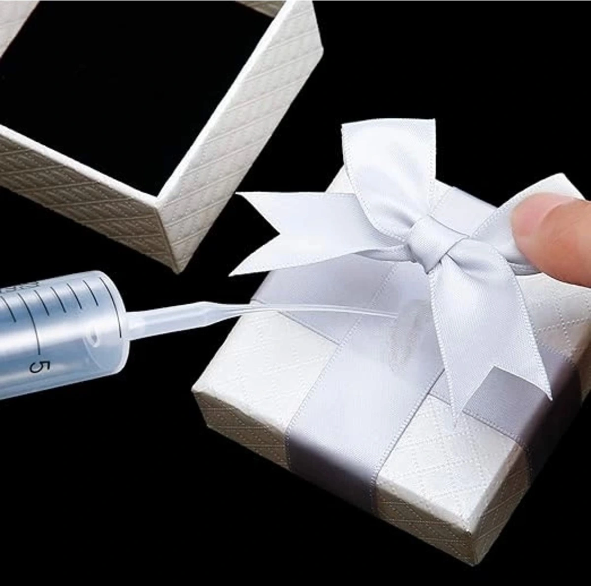 Yapıştıcı Mikro Uçları Plastik Yapıştırıcı Şişe Uçları Şırınga Ucu 10 Adet